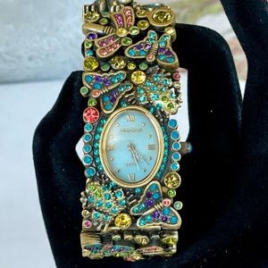 Heidi Daus - Spring Bling Butterfly, Dragonfly Watch